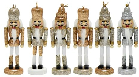 Figuras de decoración de cascanueces de Navidad, colgantes de madera, colgantes de muñeca soldado, colgante de muñeca de Navidad