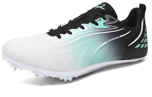 ZHENSI Zapatillas De Atletismo para Hombre Mujer Y Niño con Clavos De Malla Cómodas para Saltar Y Correr
