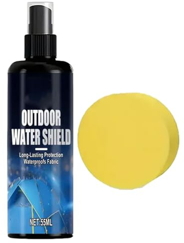 GkgWuxf Waterproof Spray for Fabric | Camping Tent Water Shield Agent | Fabric Protector Coating for Backpack Tent Leather Sneaker Canvas Boot Furniture Outdoor Camping Hiking Travel