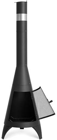 Stufa a Legna Economica Materiale in Acciaio Laminato a Freddo Gambe del Forno Triangolari Cucine da Campeggio Tendas Adatto per Uso Esterno e Campeggio(A,50 * 50 * 160cm)