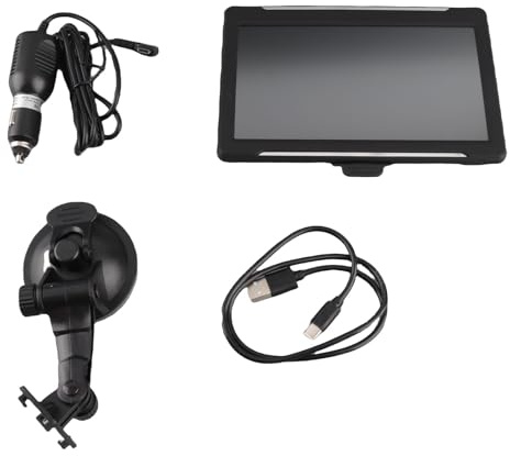 Torvex Navigatore GPS Auto, Schermo HD da 7 Pollici con 16 GB ROM e 256 MB RAM, Pianificatore di Percorso da Cruscotto per Auto, Camion e Autocarri durante Viaggi e Trasporti