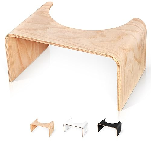 Well Care Toilettenhocker Holz - WC Hocker fur Erwachsene - Ermöglicht hockende Position Anti-Verstopfung - Klohocker Made in France - Squatty Kackhocker