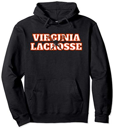 Virginia Lacrosse Team Lax Player Team Gift Lacrosse Helmet Pullover Hoodie