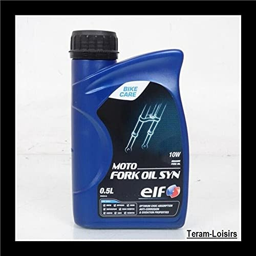 TERAM LOISIRS Huile de Fourche ELF MOTO FORK OIL SYNTHETIQUE 10 W - NEUF FRANCE