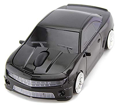Aikchi Kabellose Auto Maus 3D Optische Computermaus, Ergonomische Desktop Laptop PC Mouse für XFL (Schwarz)