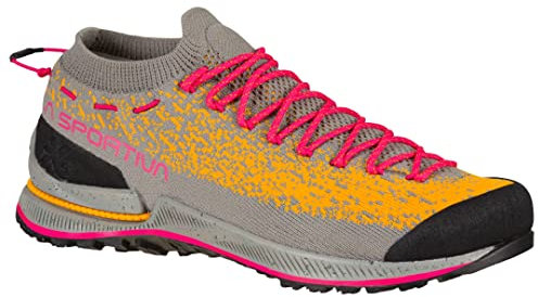 LA SPORTIVA W Tx2 Evo Grau - Leichter funktioneller Vibram Damen Zustiegsschuh, Größe EU 38.5 - Farbe Moon - Marigold
