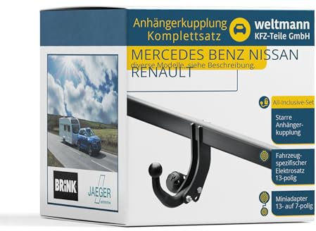 JAEGER 42500319 Anhängerkupplung Freischaltung nicht erforderlich passend für MERCEDES-BENZ CITAN Kasten (415)
