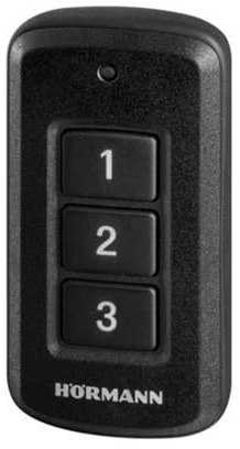 Hörmann Industrie Handsender HSI 3 (868 MHz, für bis zu 3 Empfänger, inkl. Gürtelclip + Handsenderschlaufe, Fernbedienung für Tore, Funk Fernbedienung) 635054
