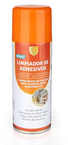 BESCH Spray Limpia Adhesivos 200 ml para Eliminación de Etiquetas - Limpiador de Pegamentos Multisuperficie (Bote de 1)