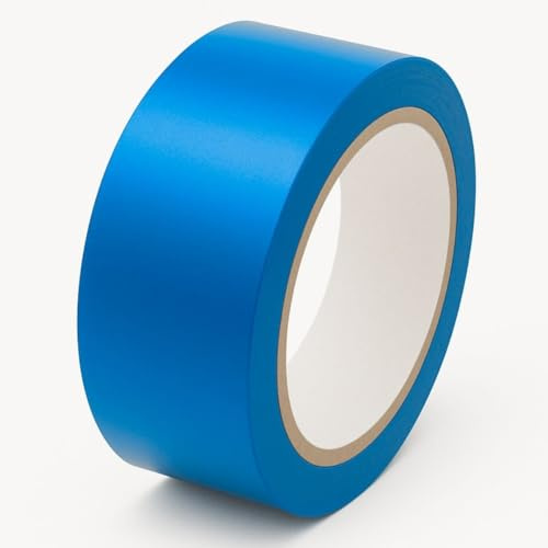GTSE Bodenmarkierungsband Blau 50 mm x 33 m 1 Rolle | Für Tanzflächen, Fitnessstudios und Lager, 0,15 mm dick