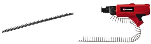 Einhell Original Magazinaufsatz mit Schraubengurt | für Trockenbauschrauber | für 25–55 mm Schnellbauschrauben | Bit | 1000x 35 mm Schnellbauschrauben