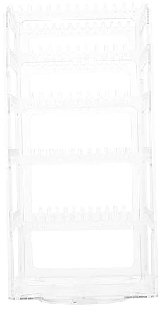 WOFASHPURET Orecchini Organizzatore Girevole Espositore Per Tavolo Portaoggetti Per Orecchini Bottone Design e