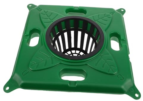 ORFOFE Jardinière Flottante Île Aquaponique Modulaire pour Jardin Aquatique, Pot Carré Ajouré Résistant aux Intempéries, Plantation Hydroponique Bassin Extérieur Décoratif