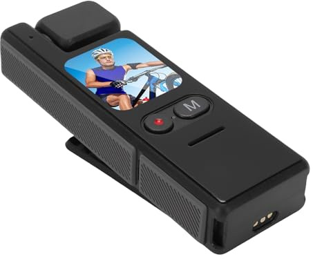 SENECESLI Fotocamera Portatile 4K HD, Fotocamera da Viaggio Tascabile, Touch Screen da 1,69 Pollici IP65 Fotocamera con Stabilizzazione a 6 Assi Impermeabile con Obiettivo Grandangolare