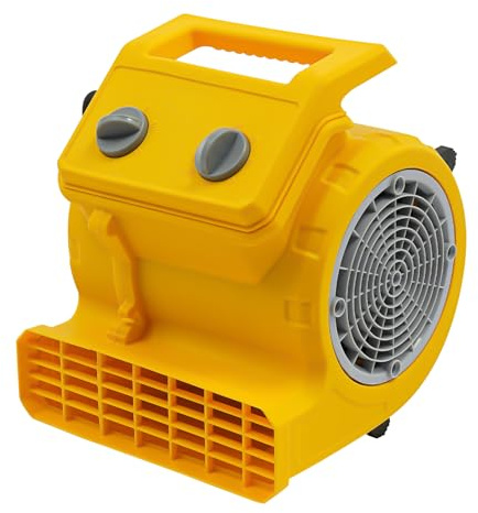 PromiseFly Essiccatore per pavimenti da 250 W, ventilatore portatile regolabile, per moquette, pavimenti, mobili, finestre e pareti