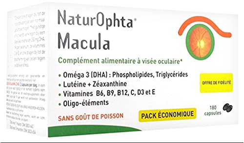 Horus Pharma NaturOphta Macula 180 Capsules