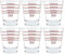 Italparts Espresso Lot de 6 verres à shot ronds