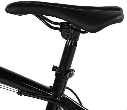 Cykelsäte, ihålig cykelsadel, stötsäker för mountainbike för män och kvinnor(black)