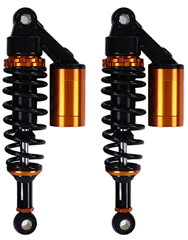 Amortisseur de Moto， Amortisseur D'air de Moto de 280 Mm Conception Sûre de Ressort Universel pour Scooter Dirt Bike ATV
