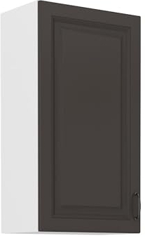 Kuechen-preisbombe Hängeschrank 50 cm Stilo Grau Küchenzeile Küchenblock Küche Landhaus Höhe 90 cm