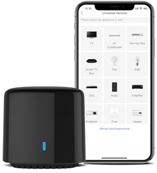 RM4C mini Wi-Fi IR Blaster Controllo vocale remoto universale intelligente con Google Home e Alexa Smart Home HUB APP Broadlink.(solo Wi-Fi a 2,4 GHz).
