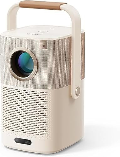 【Sound by JBL & 2,5H Batteria incorporata】 WiFi Bluetooth, Yaber T2,Full HD 1080P nativo, Auto Focus/Keystone, Proiettore Home Cinema/Esterno per Cellulare/iOS/Android