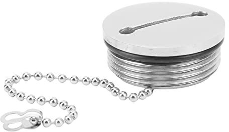 equlup Tapa del Tanque de Combustible para Barcos, Tapa de llenado de Cubierta de Acero Inoxidable, Tapa del Tanque de Combustible Marino para Barcos, llenado de Cubierta, Accesorios (38MM)