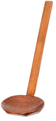 Yianyal Cucharada japonesa, cucharadas de ramen de madera - Cocina japonesa larga cucharada de madera Ramen | Cuchara de mesa de madera, cucharas de degustación japonesas para la