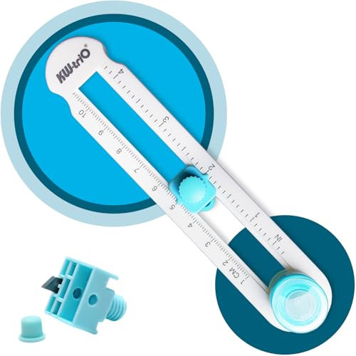 Kreisschneider Papier,2-20 Cm Kreisförmiger Papierschneider,Circle Paper Trimmer,Circular Kreisförmiger Papierschneider Für Druckpapier,Laminiertes Papier,Kraftpapier,Durchmesser Verstellbare