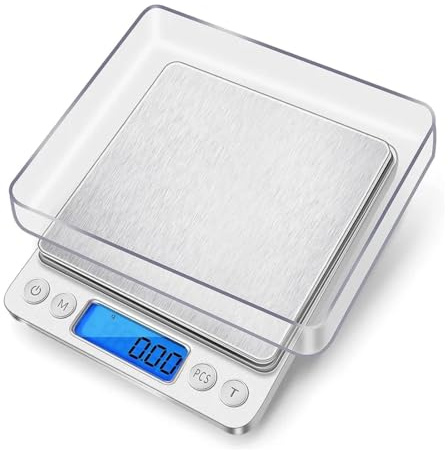 NHQZ Balance de cuisine numérique 3000g/0 1 g mini balance de cuisine électrique petit balance alimentaire balance de precision poids de tare conversion d'unités longue durée de vie des piles