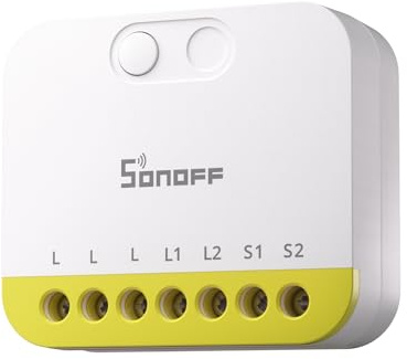 SONOFF MINI Duo-L Zigbee Smart Switch – No Neutral Wire, Zigbee 3.0, Dual Channel, Compact Design, Works with Alexa, Google Home