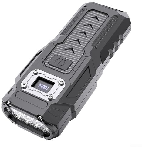 Lampe de poche LED COB à haute luminosité, avec batterie rechargeable de 1200 mAh, batterie externe, modes multi-luminosité