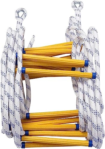 Soft Ladder Portable Escape Rope Ladder, Emergency Fire Escape, Climbing Multi-Functional Nylon Rapid Deployment