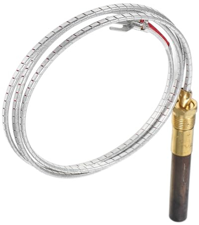 ANDRESLAD Type Thermoelement mit Fester Gewindeverbindung für Gasthermen und Gasheizstrahler Universeller Ersatz für Gasthermopiloten Kompatibel mit ERD Flüssiggas Präzise Temperaturmessung