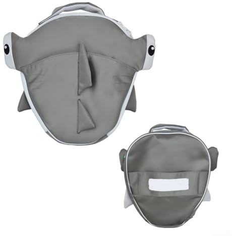 Aufbewahrungstasche für Atemregler und Tauchinstrumente, wasserabweisendes PVC, doppelte Sicherheitsgurte (grau)