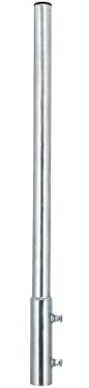 Premium X Mastverlängerung 100cm Ø 48mm Stahl verzinkt Mastaufsatz Antennenmast-Verlängerung Halterung für Satelliten-Schüssel