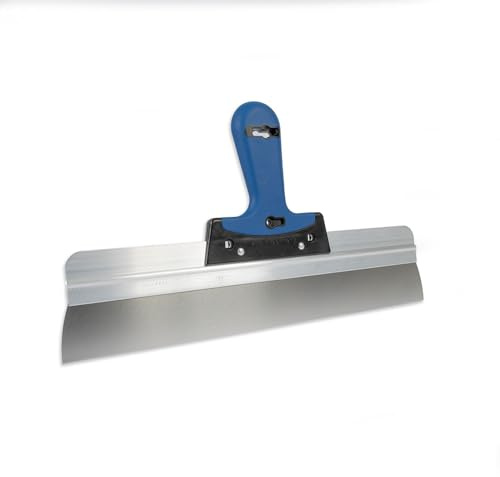 Karl Dahm Flächenspachtel 40 cm – Rostfreie Edelstahl-Spachtel mit ergonomischem Griff – Profi Werkzeug zum großflächigen Verspachteln von Wand- und Bodenflächen - für Profi & Heimwerker