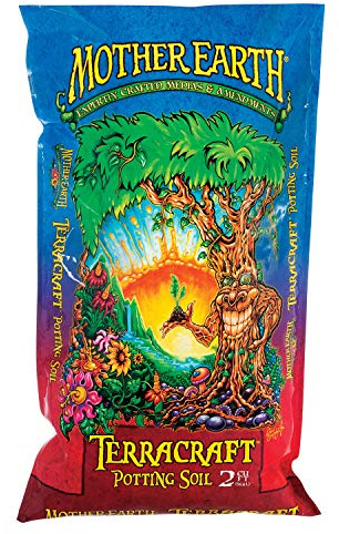 Mother Earth Products Mother Earth Terracraft Potting Soil with Peat Moss, Perlite, and Earthworm Castings, For Outdoor and Indoor Plants, 2 cu. ft.