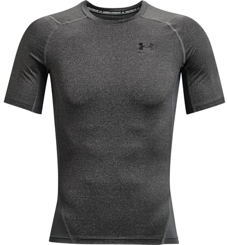 Under Armour Herren UA HG Armour Comp SS, kurzärmliges Funktionsshirt, schnelltrocknendes T-Shirt mit Kompressionspassform