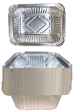 DONSIQIZZ 30 Stück Tropfpfannen, kompatibel mit Napoleon BBQ Grills 62007 Fettschale, Einweg-Grill, Aluminiumfolien-Ersatz