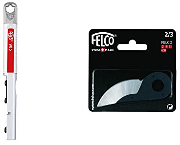 FELCO Multifunktionswerkzeug zum Schärfen, Schleifen, Einstellen (905) & Ersatzklinge für Gartenscheren (für FELCO 11, 4, 2, Ersatzteil für Gartenwerkzeug) 2/3
