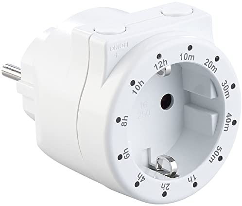 revolt Countdown Timer 230V: Steckdose mit Countdown-Timer, Status-LED, 3.500 Watt (Steckdose mit Zeitschaltuhr, Zeitschaltuhr, Wecker)