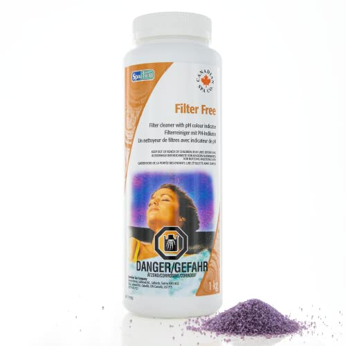 Canadian Spa CO. Pool Filter Reiniger 1 kg, Granulat zur Reinigung von Filterkartuschen, Hot Tub Pflege