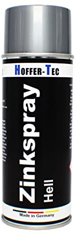 Hoffer-Tec Zinkspray Hell - Hochwertiges Korrosionsschutz-Spray für Oberflächen - 400 ml - 1 Stück