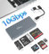 Lettore di schede CFast 6 in 1, lettore di schede CFast USB 3.2 da 10 Gbps per schede di memoria CFast/SD/TF/MS/XD/CF, lettore CFast USB C+USB A Memory Stick legge 6 schede contemporaneamente