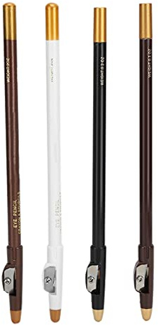 Barber Pencil, 4PCS Beard Pencils With Sharpener Hairline Pencil For Men barber accessories Hairline Pencils for Shaping and Styling