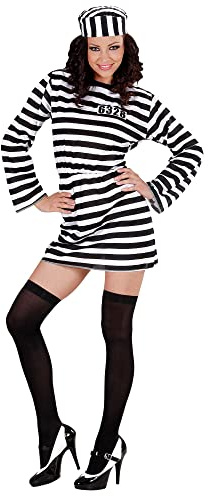 W WIDMANN MILANO Party Fashion - Costume da prigioniero, vestito, cintura, prigioniero, galeotto, costumi di carnevale