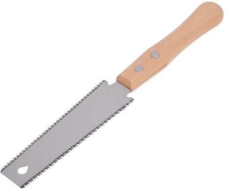 Carpintería Sierra de Mano de Doble Cara SK5 Hoja de Acero Dientes Finos Sierra de Madera de Haya para Carpintería de Jardinería