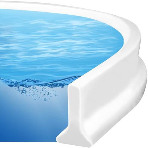 AstraLoom Shower Splash Guard & Water Barrier 2m, Self-Adhesive Silicone Seal Strip for Wet Room Floor & Bathroom/Kitchen Countertop, Easy to Cut & Leak Prevention