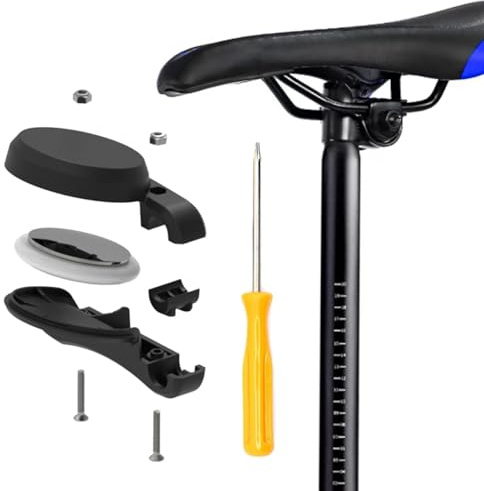 Biglumin Supporto bicicletta - Supporto nascosto airtag per bicicletta localizzatore live, Accessori bicicletta con protezione antifurto compatibile, con mountain bike, bici da corsa.